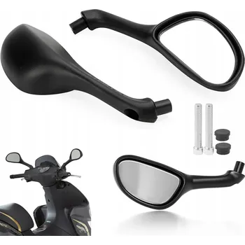 Zrcátko pro motocykl 2 ZRCÁTKA MOTOCYKLOVÁ, PRO Gilera Runner 50 125 180 200 SP Piaggio NRG TPH