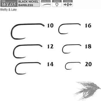 Muškařské háčky Traper Hikara WL05 vel. 14