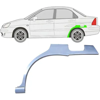 Karosérie Lem zadního blatníku na Suzuki Ignis 2000-2003 / Levá
