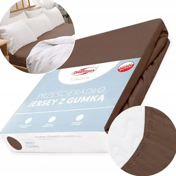 Prostěradlo Prostěradlo JERSEY s gumou 100% BAVLNA 160x200 do ložnice