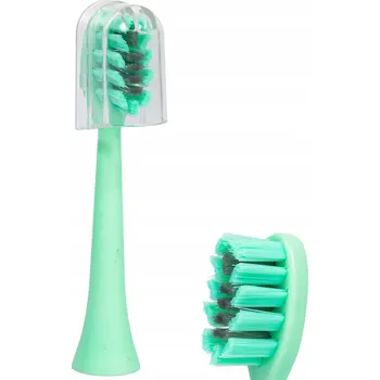 Náhradní hlavice k elektrickému kartáčku HLAVICE K ZUBNÍMU KARTÁČKU K ZUBNÍMU KARTÁČKU HECKERMANN A6S+PLUS MÁTOVÁ