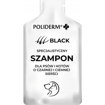 Kosmetika pro psa POLIDERM BLACK Šampon pro kočky a psy 15 ml