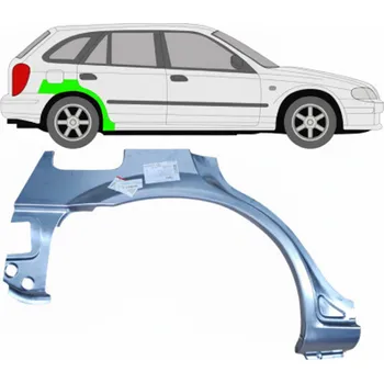 Blatník karosérie Lem zadního blatníku / Pravá Mazda 626 1997-2002
