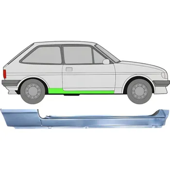 Prah karosérie Kompletní práh na Ford Fiesta 1983-1989 / Pravá