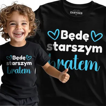 Chlapecké tričko DĚTSKÉ TRIČKO BUDU STARŠÍ BRÁCHA
