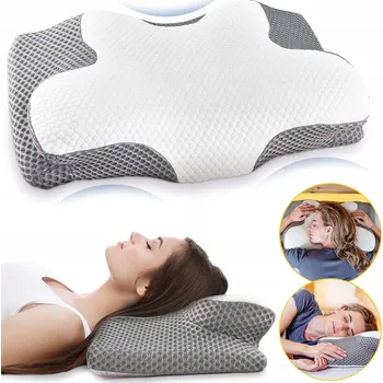 Polštář ORTOPEDYCZNA POLŠTÁŘ NA PODPORU KRKU, ERGONOMICKÝ POLŠTÁŘ NA SPANÍ