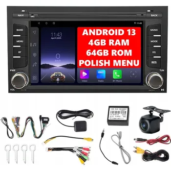 Autorádio Autorádio Seat LEON MK3 Android 13 4GB RAM 64GB 2-DIN