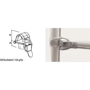 Dílenský regál Upínací spojka