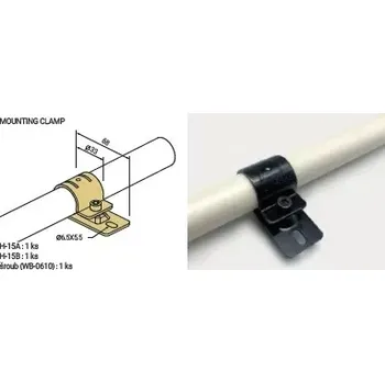 Dílenský regál Sestava kovových spojek kotvící