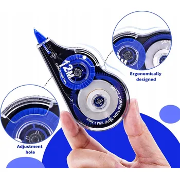 KOREKČNÍ PÁSKA VE TVARU MYŠI 10 KUSŮ 12 m x 5 mm DO KANCELÁŘE