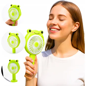 Domácí ventilátor Mini ventilátor Yifeng Mini Wentylator Wiatrak Dziecięcy Ręczny zelený