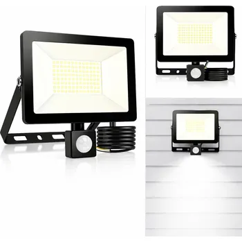 LED reflektor 50W do zahrady s pohybovým senzorem venkovní 6000K