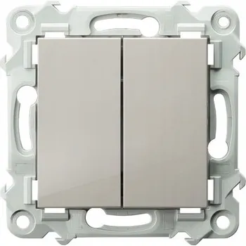 vypínač Schodišťový dvojitý přepínač, barva KAŠMÍROVÁ BÉŽOVÁ ŁP-10Z/m/83
