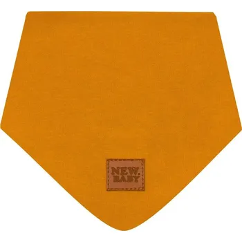 Šátek Kojenecký bavlněný šátek na krk New Baby Favorite hnědý S S