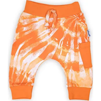 Kojenecké bavlněné tepláčky Nicol Tomi oranžová 56 (0-3m)