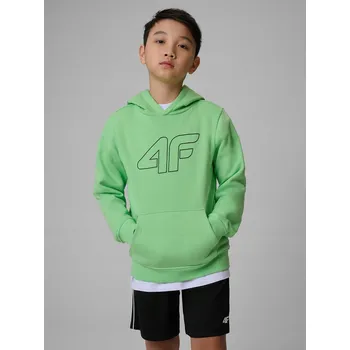 Dětská móda 4F dětská mikina bavlna zelená velikost 146