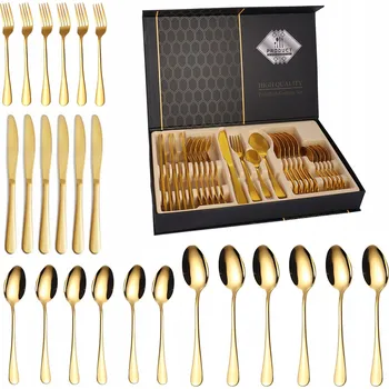 Příbor SADA PŘÍBORŮ z nerezové oceli VHODNÁ DO MYČKY