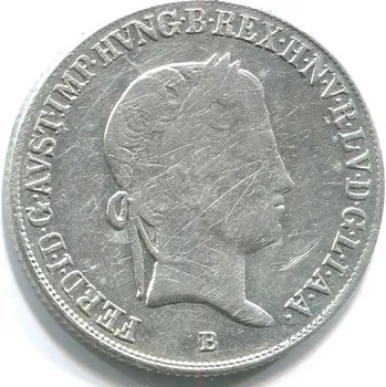 Ferdinand V. 20 Kreuzer 1837/B. Ag.