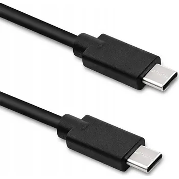 Datový kabel Kabel Qoltec USB typ C - USB typ C 0,5 m černý