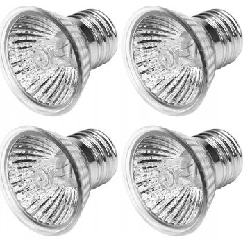 Osvětlení do terária VÝHŘEVNÁ ŽÁROVKA UVB 25W PRO PLAZY DO TERÁRIA, DLOUHÁ ŽIVOTNOST, 4 KS