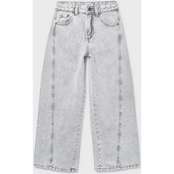 Dívčí kalhoty Dívčí džínové široké kalhoty Mayoral 6552 šedé Rozměr: 152 (12 let)