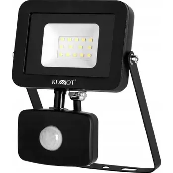 LED reflektor 10W 4000K 900lm s pohybovým a soumrakovým senzorem KEMOT
