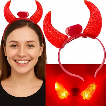 Čelenka Čelenka do vlasů halloweenská maska kostým na karneval 01