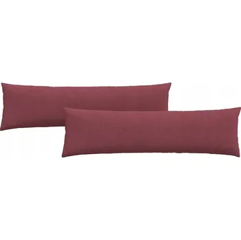 Polštář Pohovkové polštáře 2 pcs Víno Červené 145 x 40 cm textil