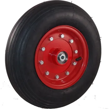 Pojezdové kolečko Nafukovací kolo na půleném barveném disku NB 400 GL-mont -B1-hladký -15mm 17561202