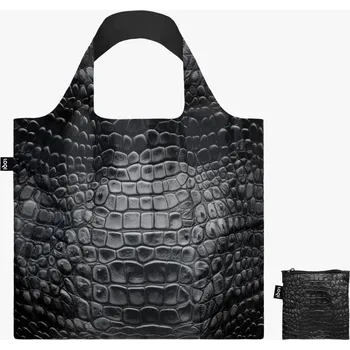 Nákupní taška CROCODILE Black taška LOQI Recycled Bag