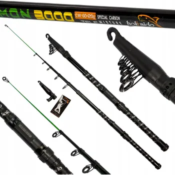 Rybářský prut Teleskopický prut Hokkaido Demon 60-120 g, 60 cm - 210 cm