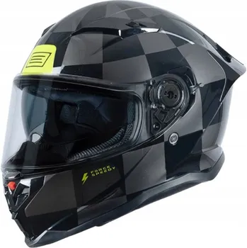 Helma na motorku Přilba ORIGINE FORCE SPEEDY lesklá žlutá fluo černá XL