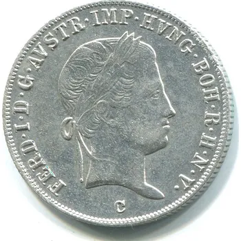 Ferdinand V. 20 Kreuzer 1838/C. Praha. Ag.