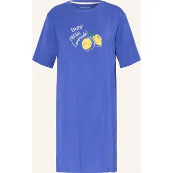 Dámská košile Schiesser Dámská Noční Košile, modrá, 42