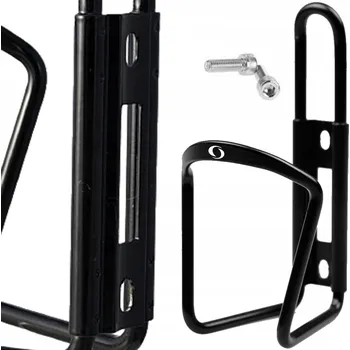 Košík na láhev Košík na lahev na pití Simpla, držák, úchyt na láhev, láhev, rám, kolo, černý