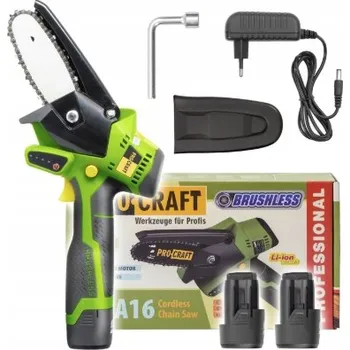 Motorová pila Akumulátorová řetězová pila Procraft PKA16