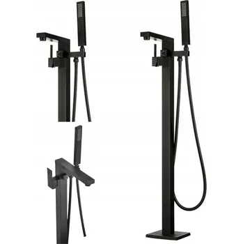 Vodovodní baterie Vanová baterie páková volně stojící Silla Cubo černá