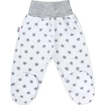 Dupačky Kojenecké polodupačky New Baby Classic II šedé s hvězdičkami 50