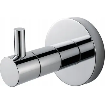 Držák na ručník BALNEO HACZYK DO KOUPELNY QUBE CHROM NEREZOVÁ OCEL VĚŠÁK NA RUČNÍKY