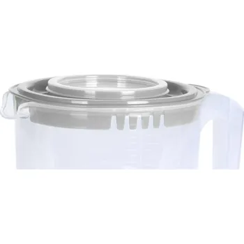 LEVNO Míchací nádoba s víkem, odměrka, 2200 ml Nové, náhodný výběr barvy