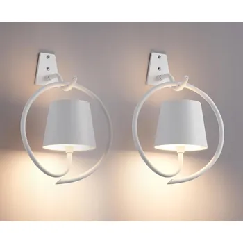 Nástěnné svítidlo Faithorse Bezdrátové Nástěnné Svítidlo RGB Akumulátor IP54 Zlaté 2ks