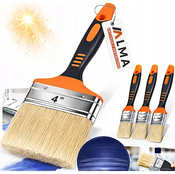 Malířský štětec ŠTĚTEC PLOCHÝ ANGLICKÝ MALÍŘSKÝ NA BARVY A LAKY 100mm