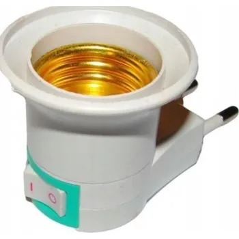 ADAPTER PRZEJŚCIÓWKA 230V E27 NA ŽÁROVKU A VYPÍNAČ