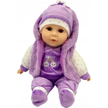 Panenka PANENKA MIMINKO MLUVÍ A ZPÍVÁ POLSKÝ 35 CM + DUDLÍK_46 V