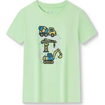 Chlapecké tričko Chlapecké tričko Wolf & Wolfie S2601 zelenkavé