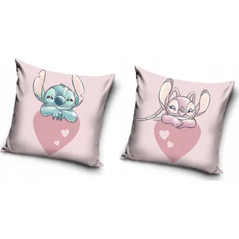 Povlak na polštářek Povlak na polštáře 40 x 40 cm Carbotex Lilo a Stitch