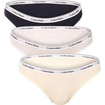 Dámské spodní prádlo 3PACK dámské kalhotky Calvin Klein vícebarevné (QD5207-TC8) XL QD5207-TC8 Možnost vrácení zboží ZDARMA do 120 dnů!