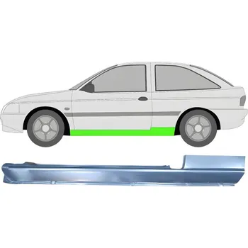 Prah karosérie Kompletní práh na Ford Escort 1995-2000 / Levá