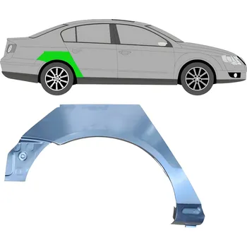 Blatník karosérie Lem zadního blatníku / Pravá VW Passat B6 05-10