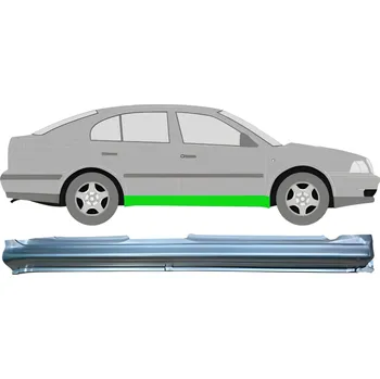 Prah karosérie Kompletní práh / Pravá ŠKODA Octavia I 96-10